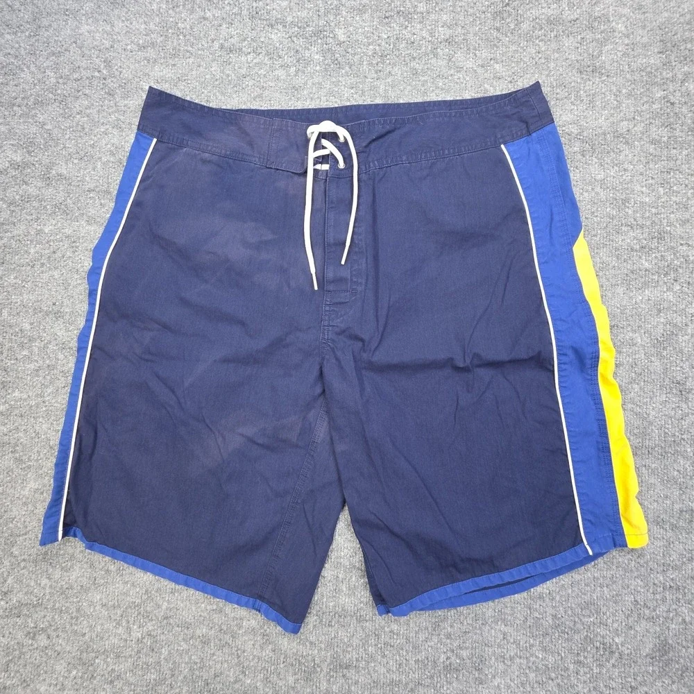 Vintage Polo Ralph Lauren Swim Trunks Men's 34 Blue 67 Board Shorts SUN FADED